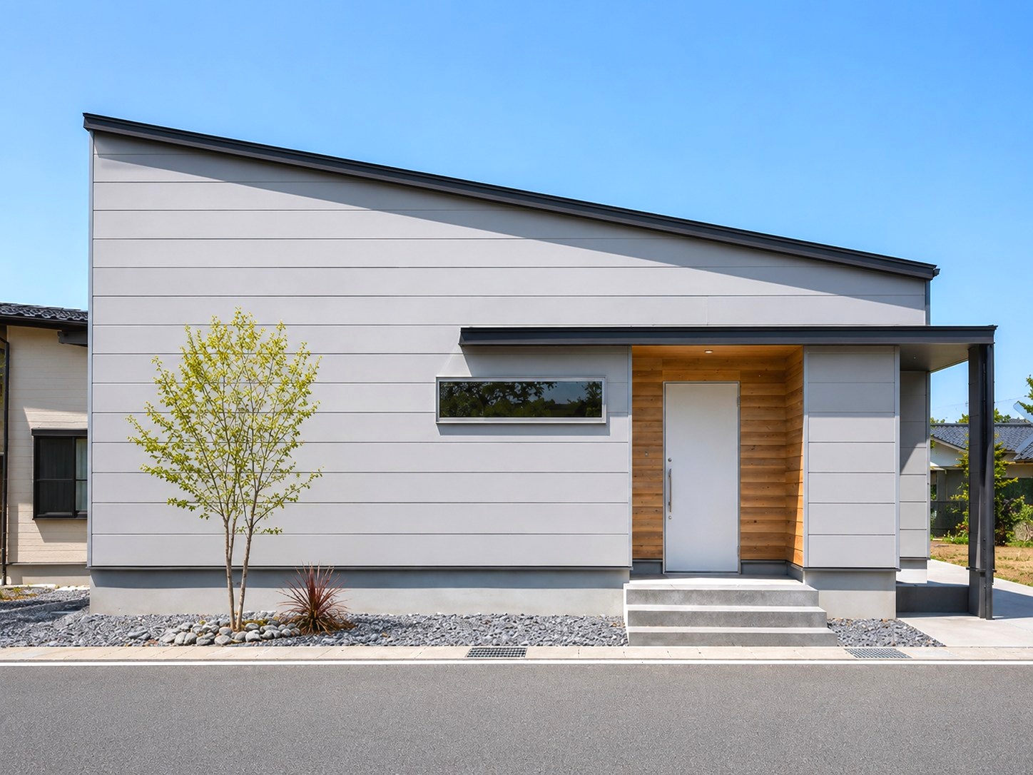NEST ── 家族が集まる平屋の外観|秀光ビルド徳島店